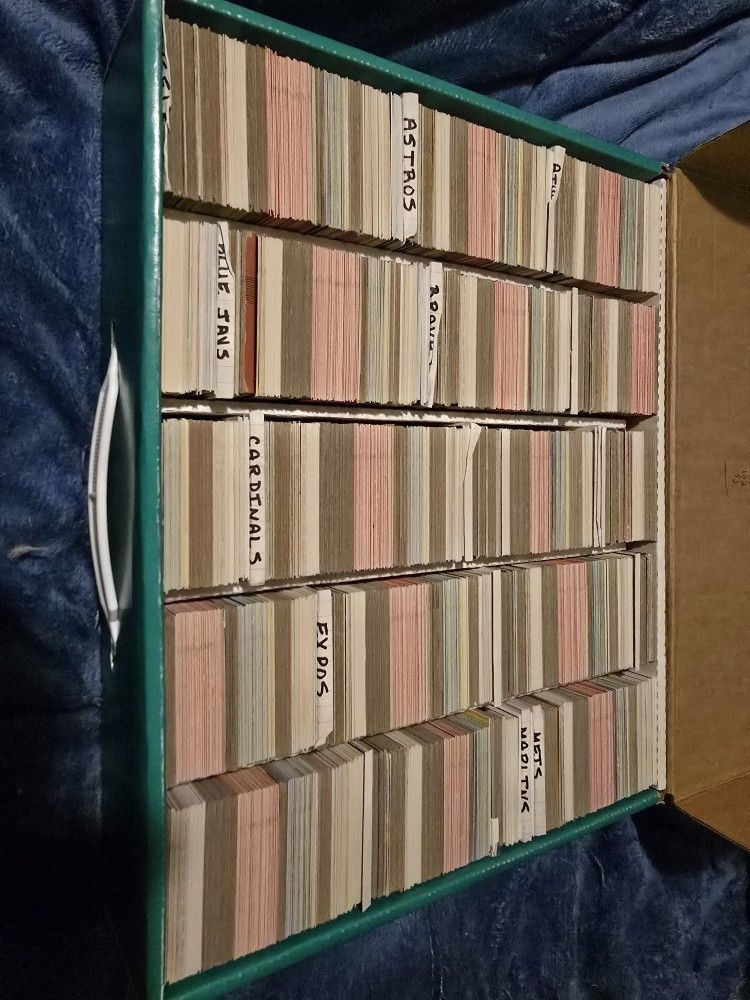 Lot Of over 6500+ baseball cards— some basketball and football