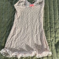 Pink Lace Nightgown 