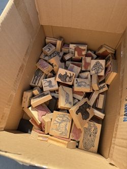 Wooden Rubber Stamp Collection 