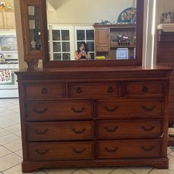 Brown Wood Oak Drawer $200