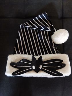 Jack Skellington Christmas hat