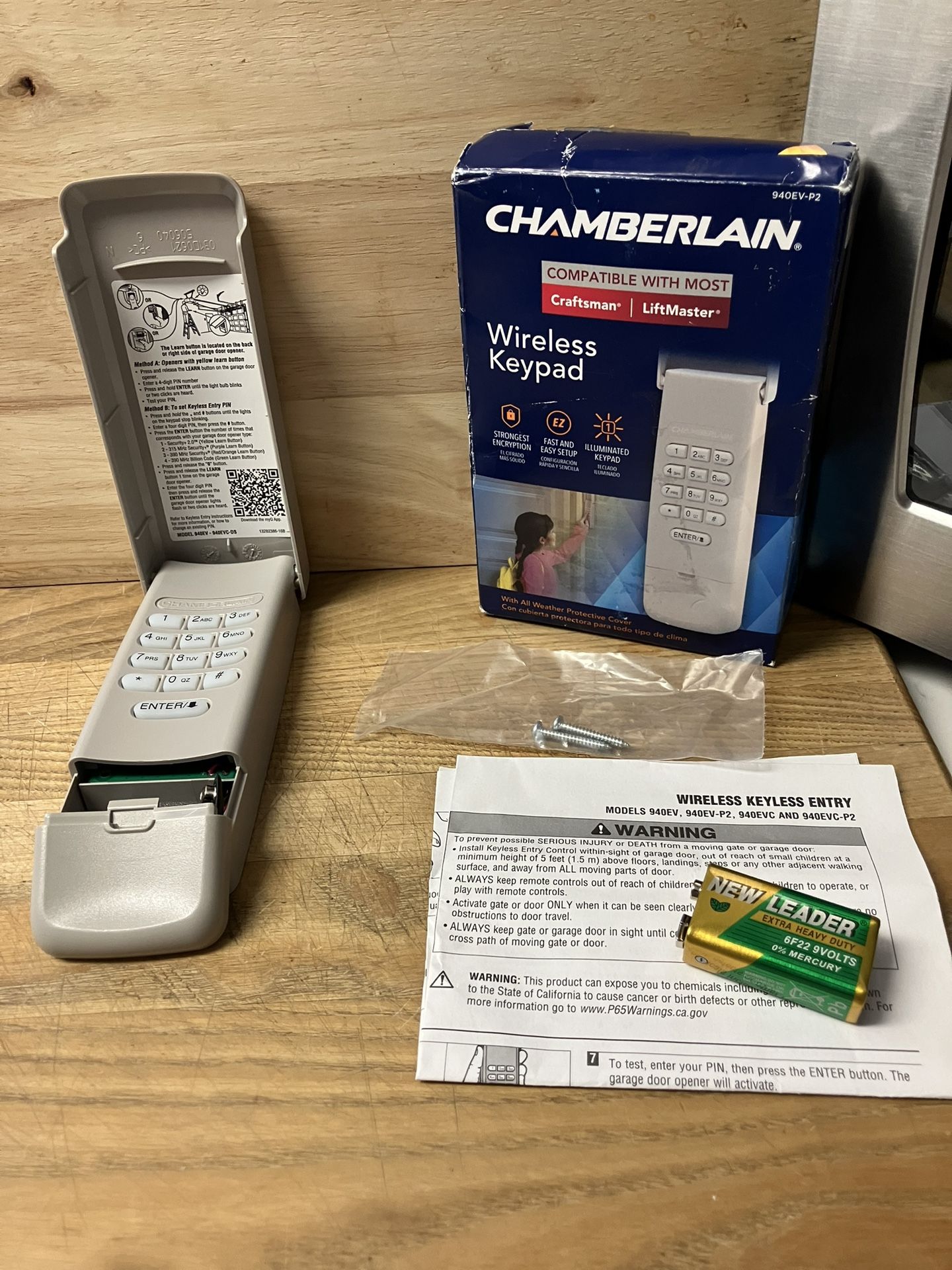 Chamberlain Wireless Keypad (new)