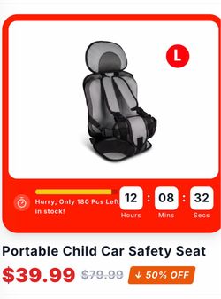 Portable Child Car Seat