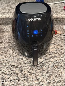 Black air fryer