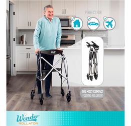 Wonder Rollator Compact Folding Walker