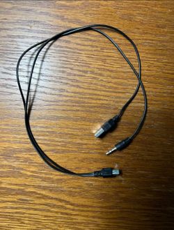 USB And 3.5mm To USB mini B Cable