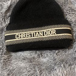 Black Christian Dior Beanie