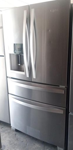 Whirlpool 4 Door Stainless Steel Refrigerator Fridge
