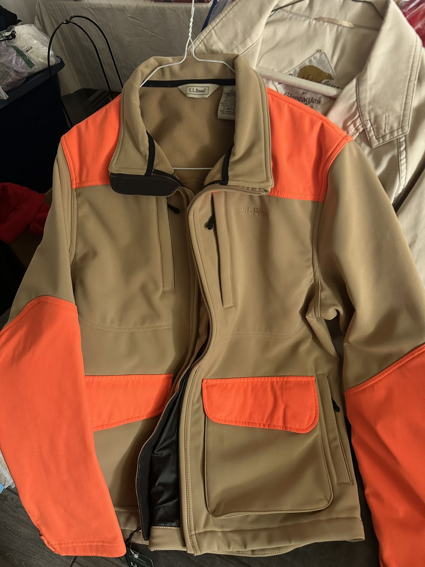 L L BEAN Mens Zip Up Jacket NEW SIZE LARGE