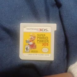 Super mario maker 3ds game