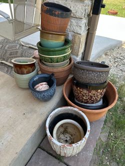 Free assorted pots