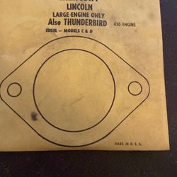 H14 Water Replacement Gaskets For mercury Lincoln Thunderbird 