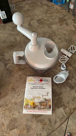 As seen on TV:  Quick Chopper Manual Food Chopper/Mixer