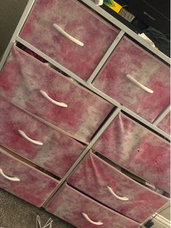 Pink dresser