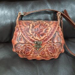 Hand Crafted Leather Purse 