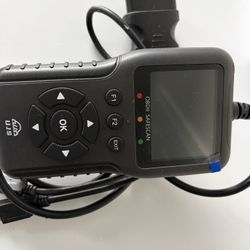 Enhanced Universal OBD2 Scanner, Check Engine Code Reader - 45000+ Fault Codes, Live Data, I/M Readiness, Battery Voltage Check, Read & Clear Error Co