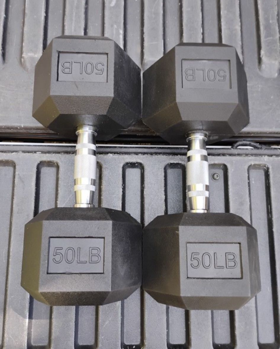 50.lbs X 2 Dumbbell Set