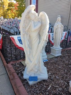 Firm...4 Foot Tall Concrete Angle Statue