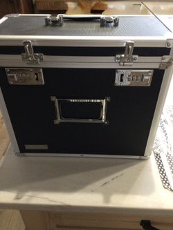 Black file folder storage holder