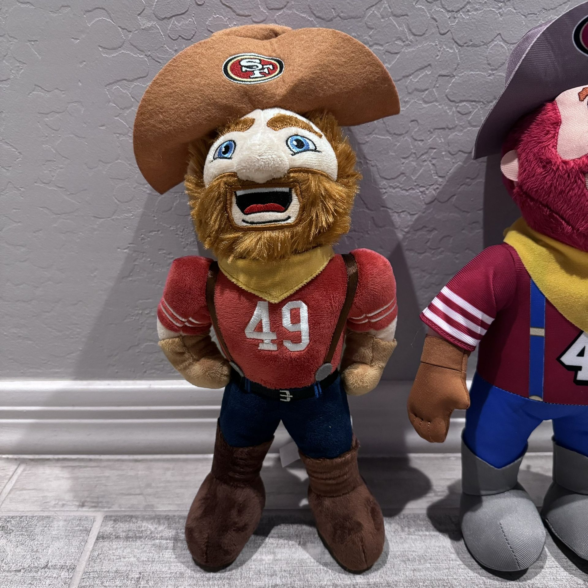 Offical 49ers Team Shop ‘Sourdough Sam’ 14” Plush Mascot