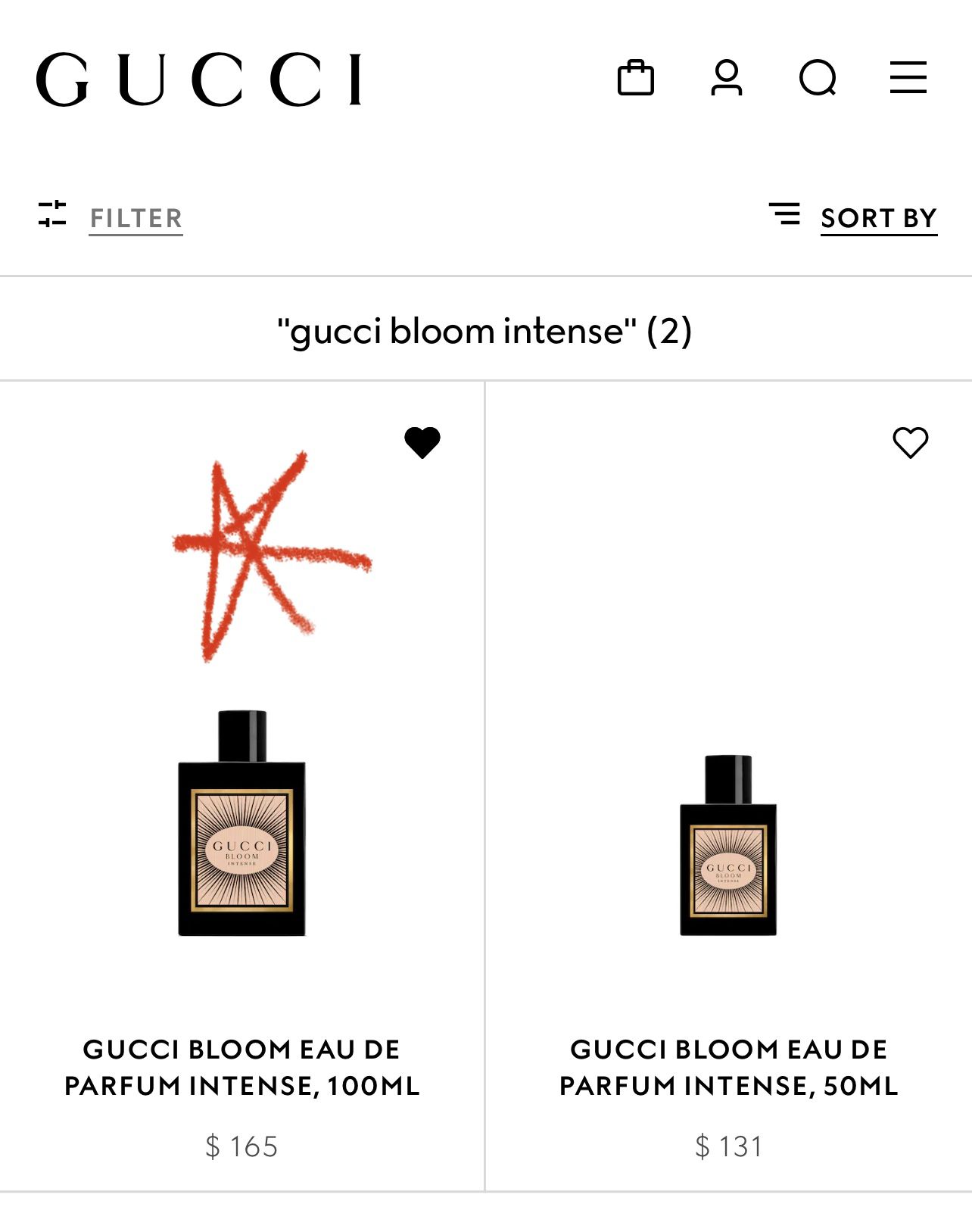 Gucci Bloom Eau de Parfum Intense, 100ml