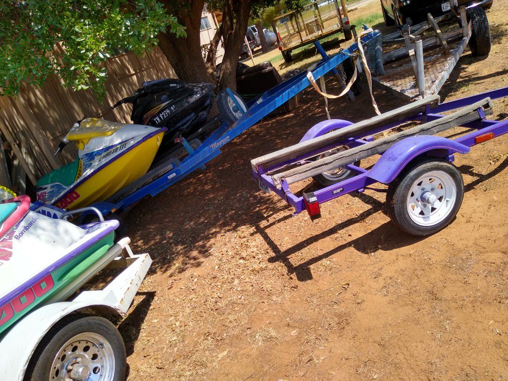 Jet ski and trailers need work selling or trade
