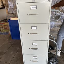 $40 OBO. Grey. 4 Drawer File Cabinets. 