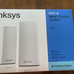 Linksys WiFi 6 Mesh Router 