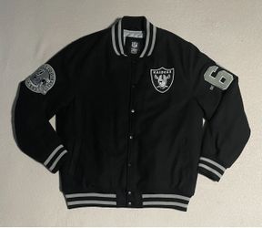 2021 Las Vegas Raiders NFL Varsity Jacket Size Large