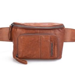NWT Spikes And Sparrow Handbag crossbody Genuine leather Brandy Travel Waist bag
