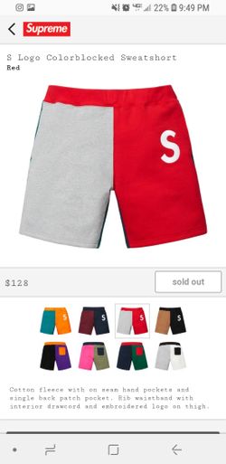 Supreme Colored blocked shorts