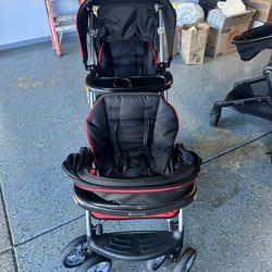 Baby Trend Sit N' Stand Double Stroller for sale