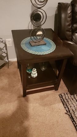 3 piece end table & tv stand