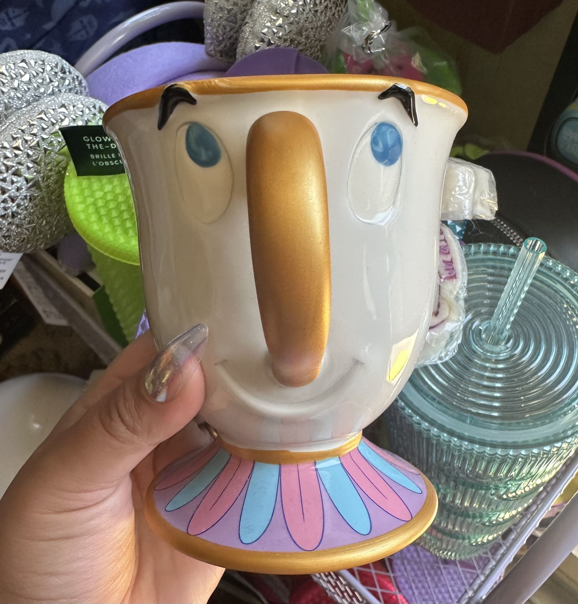 Disney Beauty And The Beast Chip Cup