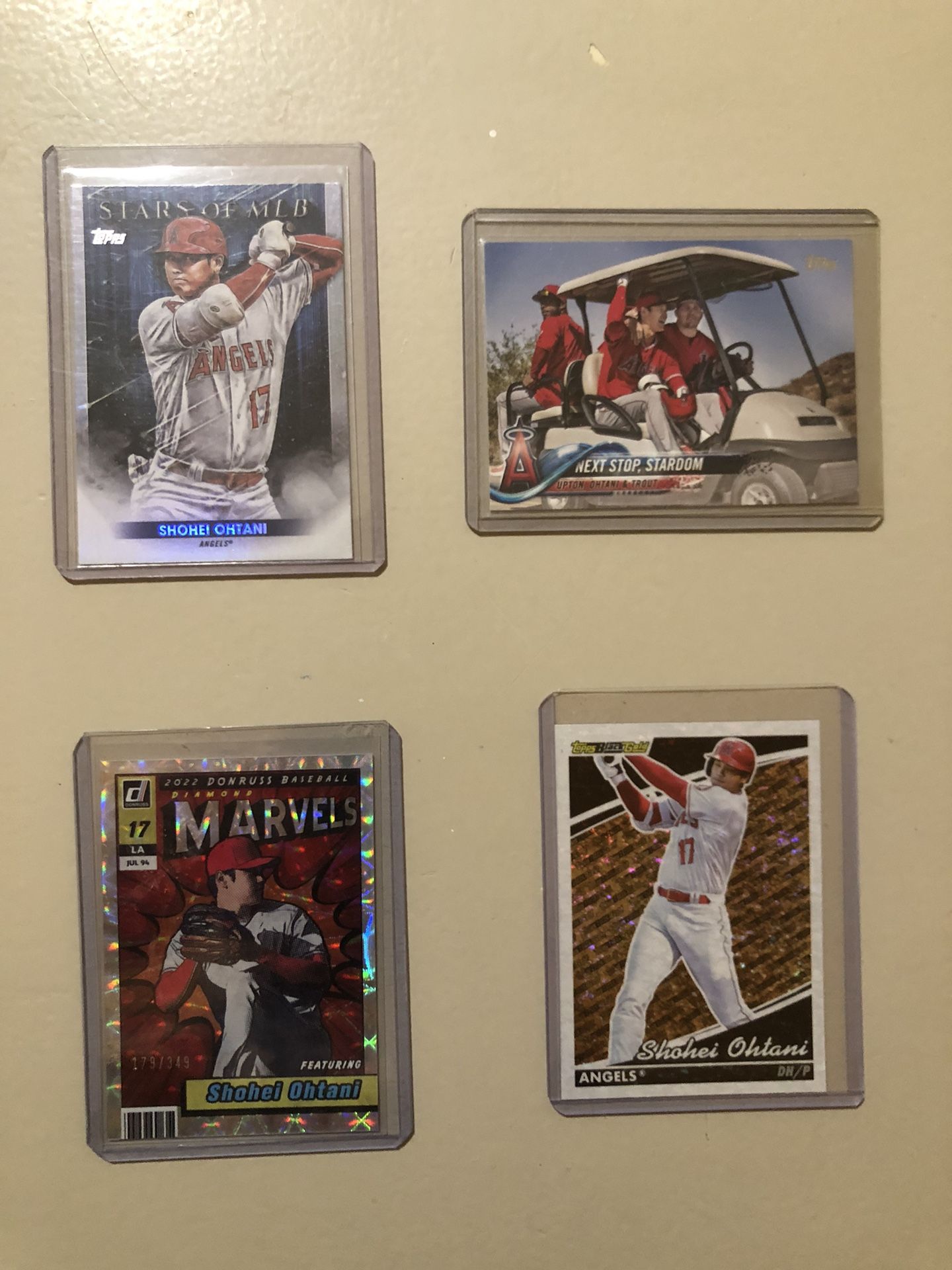 SHOHEI OHTANI BASEBALL CARDS