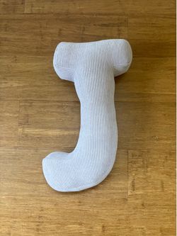 Letter J Pillow