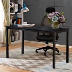 Office Desk Computer Desk Gaming Desk Computer Table Sturdy Writing Workstation for Home Office, Black