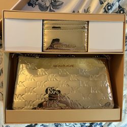 Gold, Michael, Kors, Purse, And Wallet