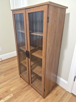 Pending sale - Wooden Glass Door Display Cabinet