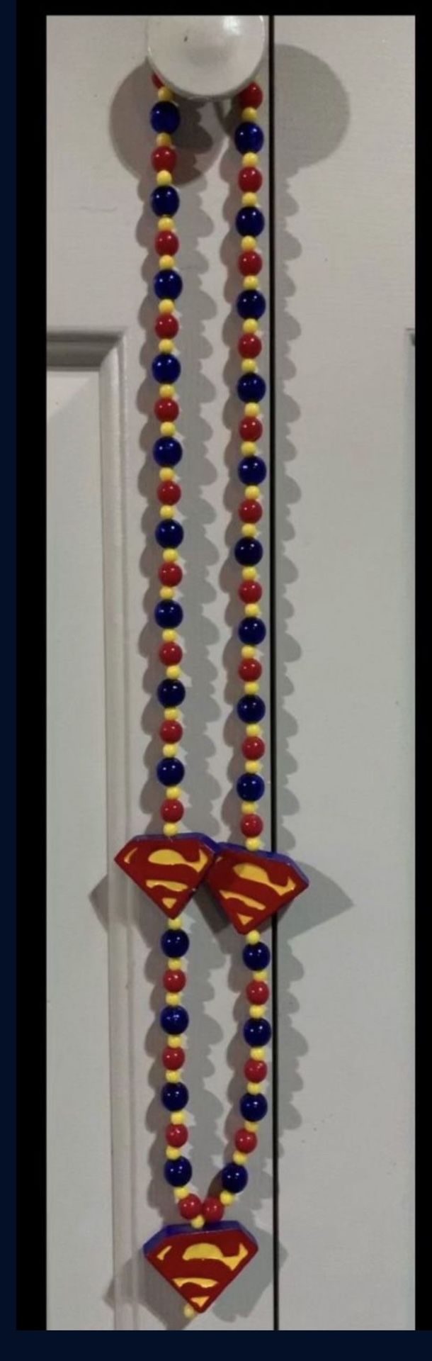 Mardi Gras-Superman New Orleans Beads