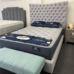 King Platform Bed Frame 