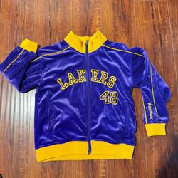 Vintage LA Lakers Reebok NBA Zip Up Jacket Sweater Women’s Size Small Preowned!