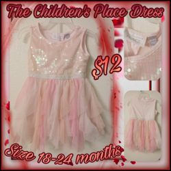 Children's Place Pink Easter/Party/Holiday dress size 18-24 months