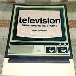 Television, Prime Time, News, Sports, 1980, Jeff Greenfield, savings of America, vintage TV book