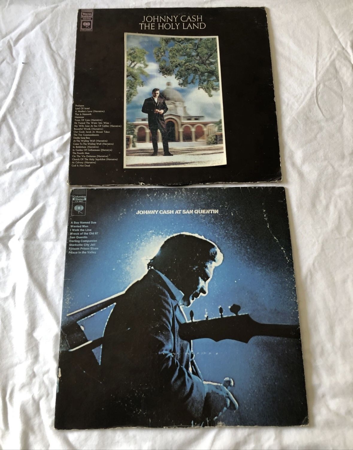 Johnny Cash, Lot Of 2 Vinyl LP’s - See Photos For Titles
