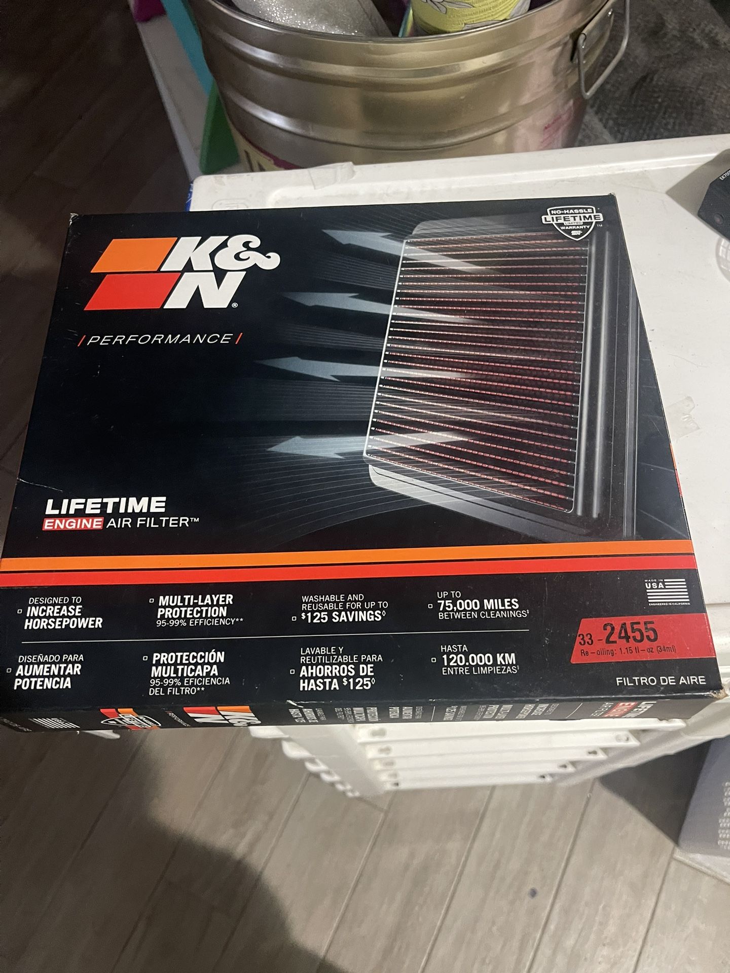 K&N Engine air Filter