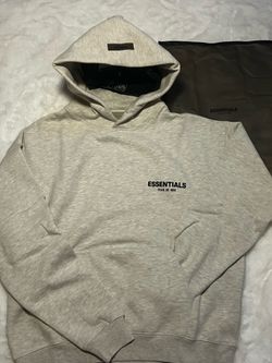 Fear of God Essentials Hoodie Light Oatmeal Size Medium