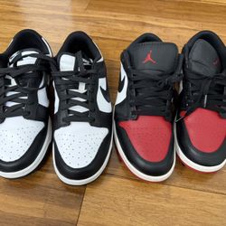 Nike Panda Lows And Jordan 1 Lows 