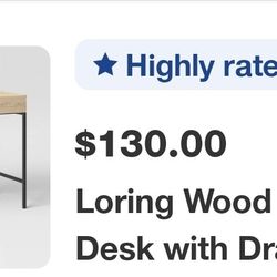 Desk & Bookshelf Matching Set