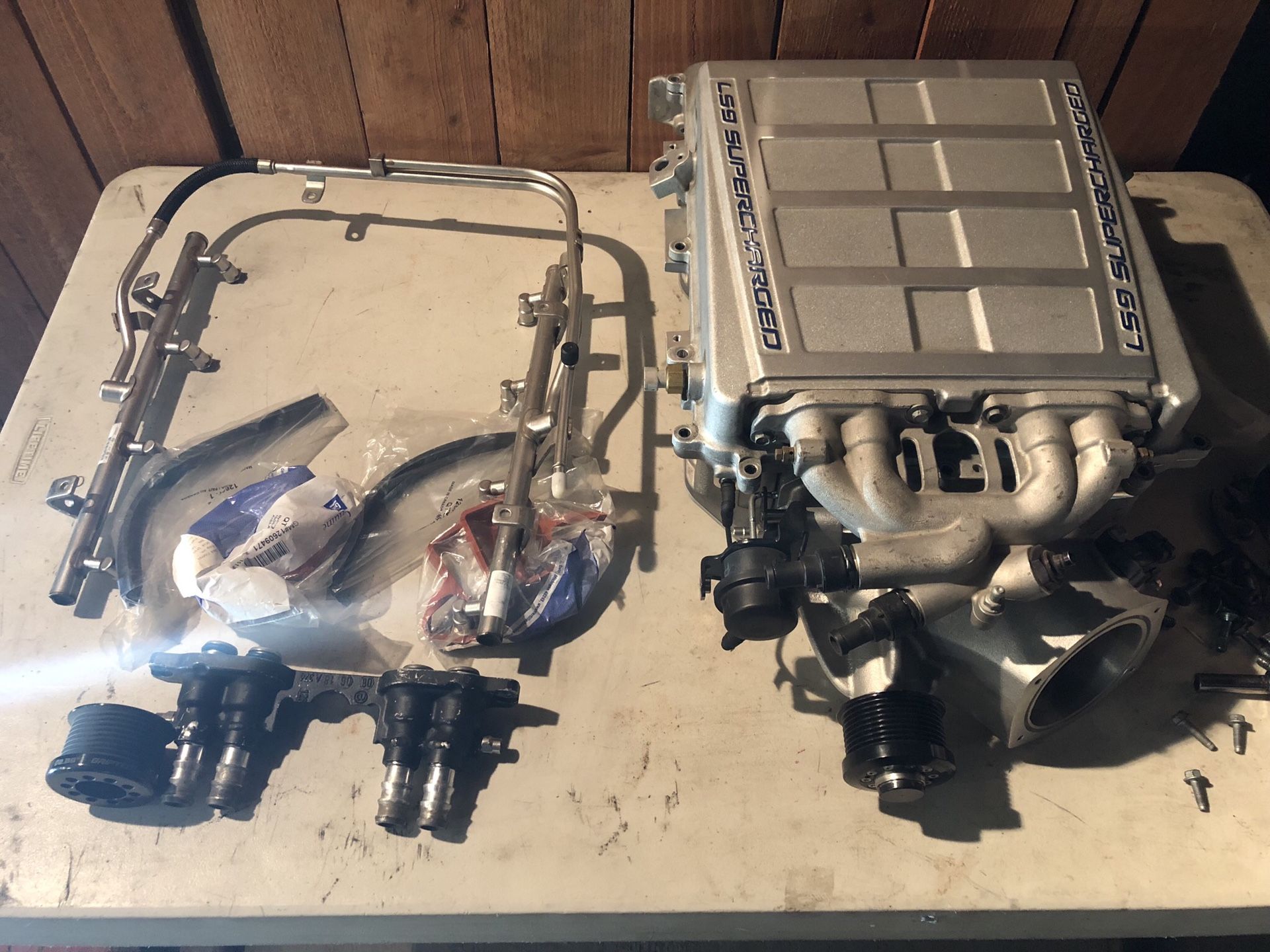 LS9 supercharger for LSA drive.